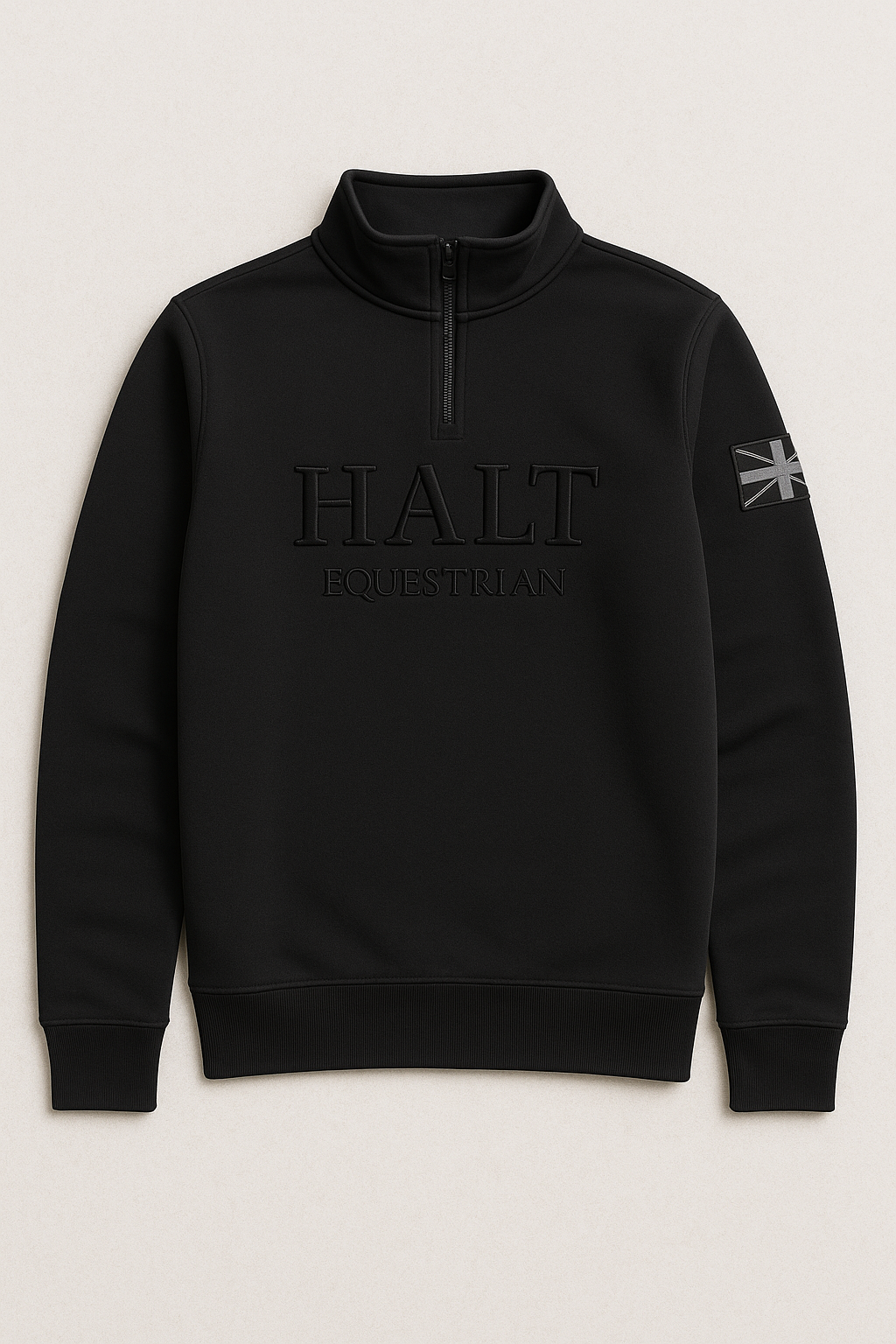 Black Deluxe Half Zip
