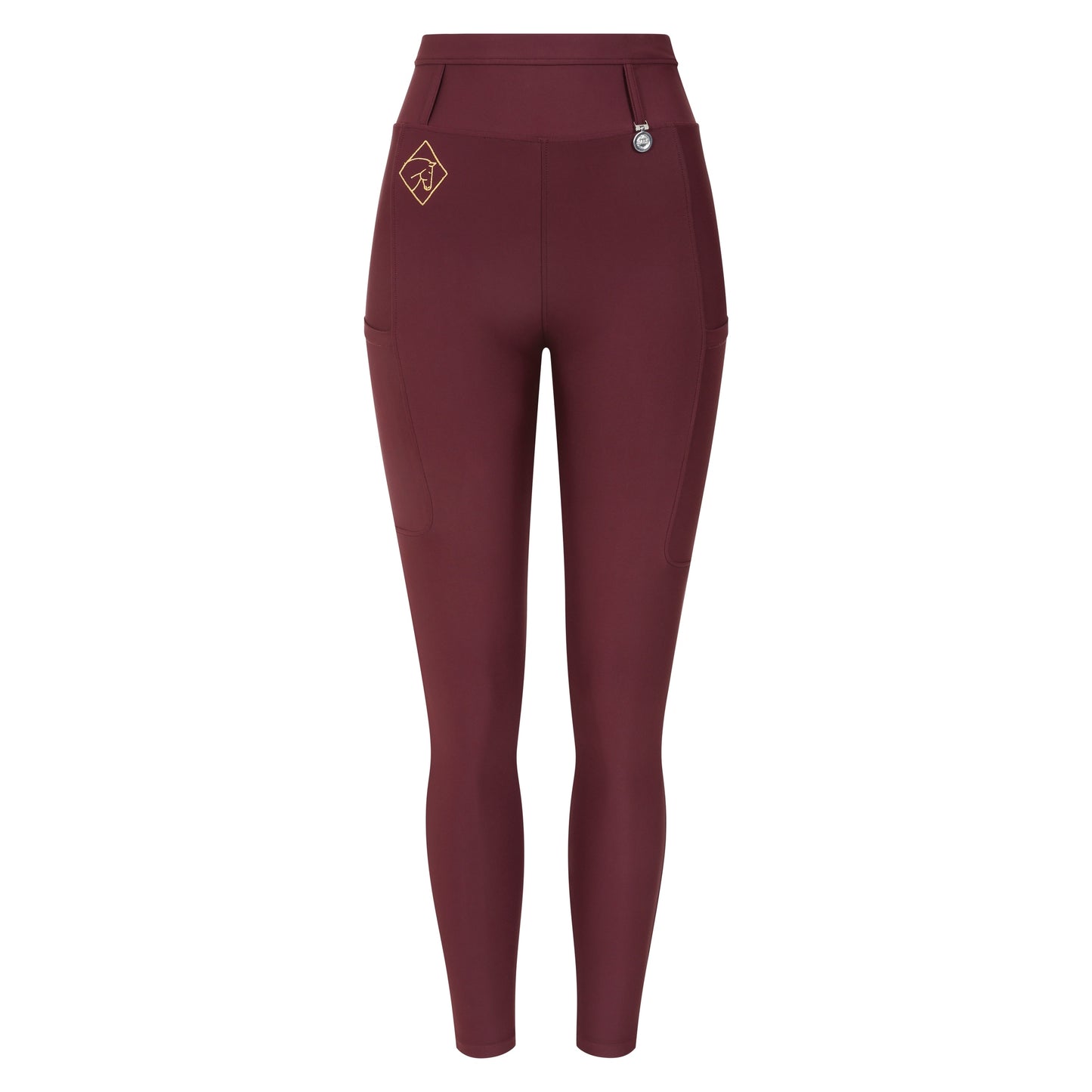Plum Equestrian Riding Tights