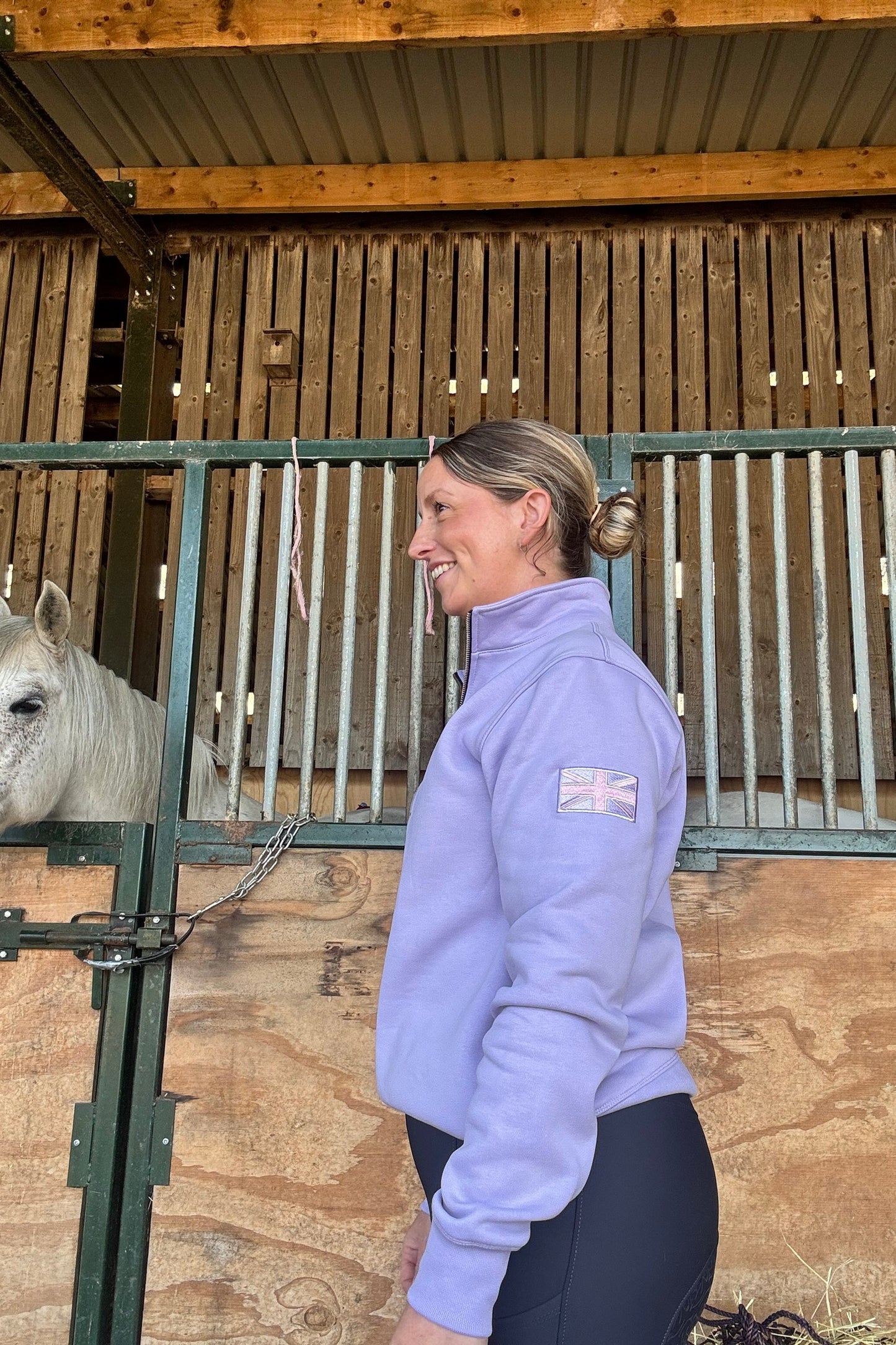 The Lilac Quarter Zip