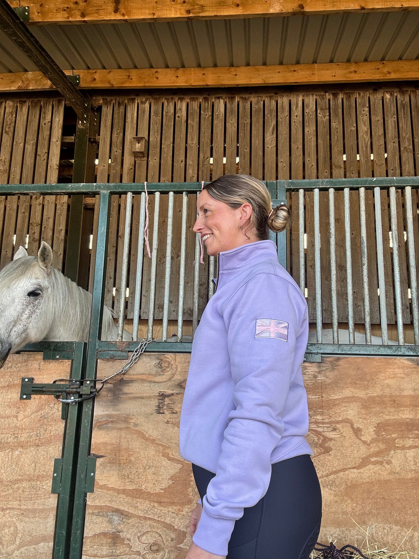 The Lilac Quarter Zip