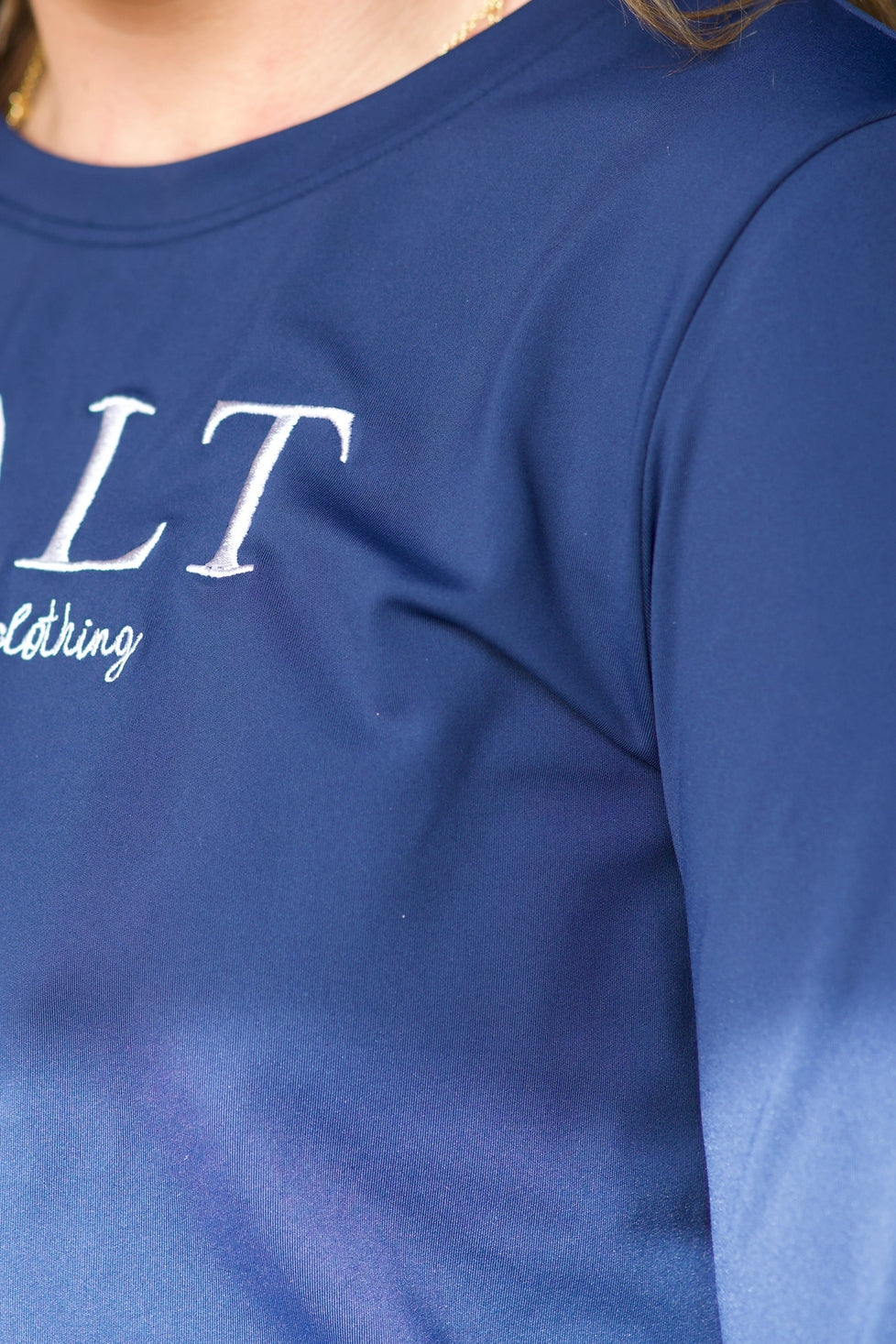 Navy Long Sleeve Top