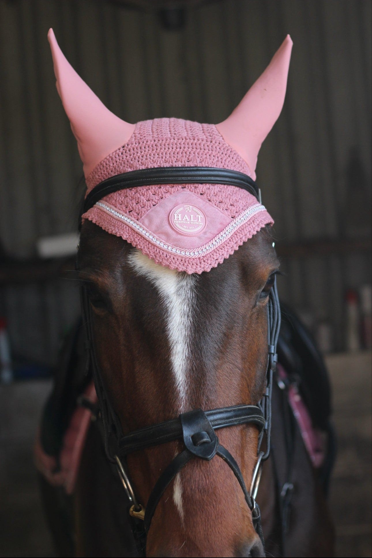 Pink Ear Bonnet