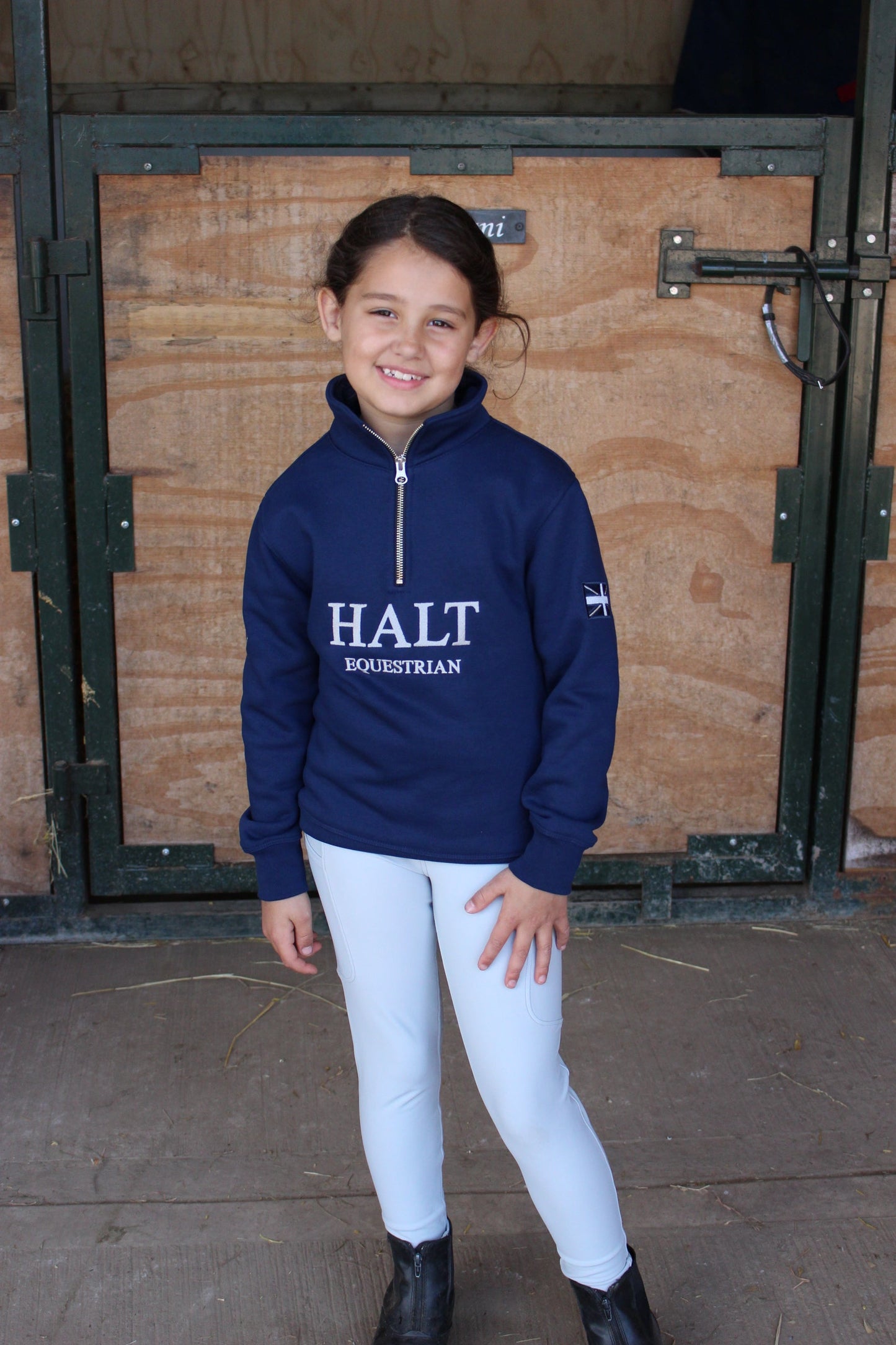 Children's Navy Quarter-Zip