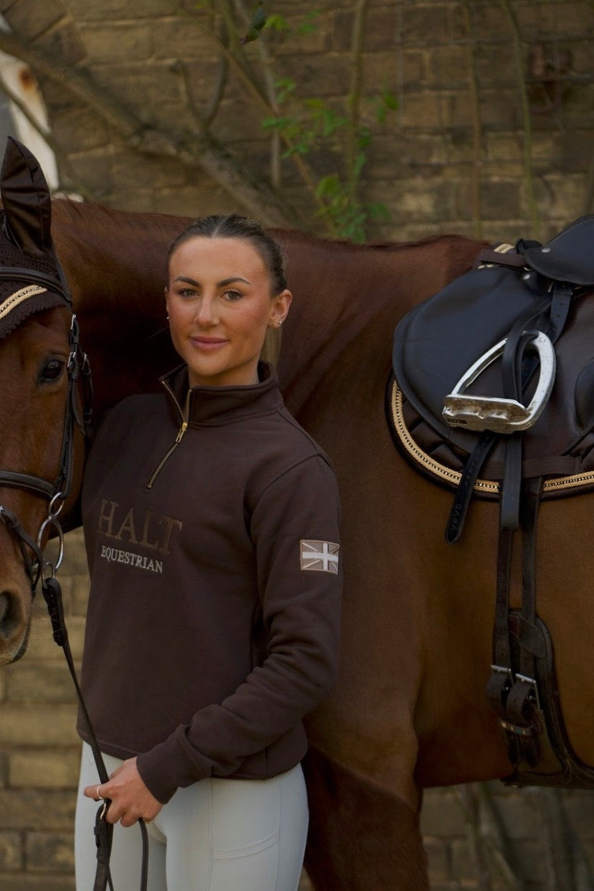 Chocolate Deluxe Half Zip