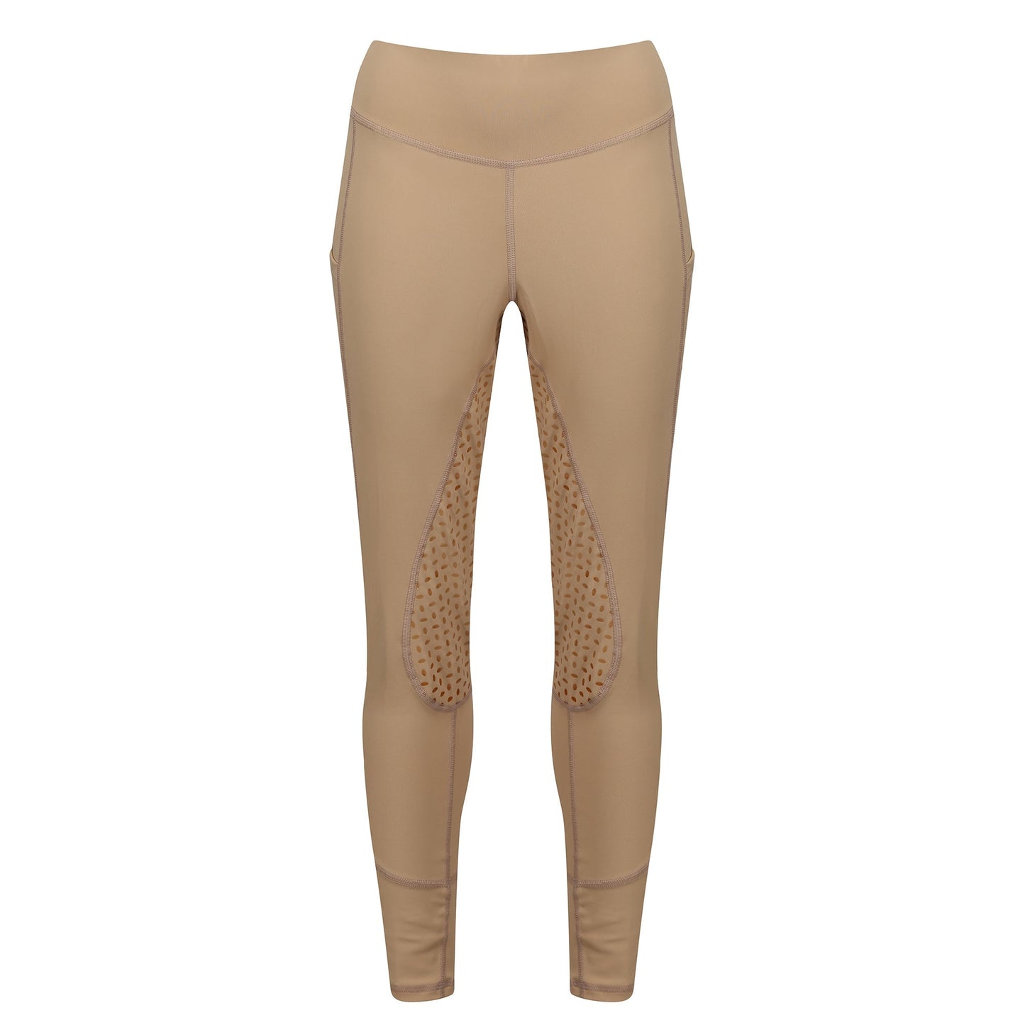 Beige Competition Riding Tights - Halt Equestrian