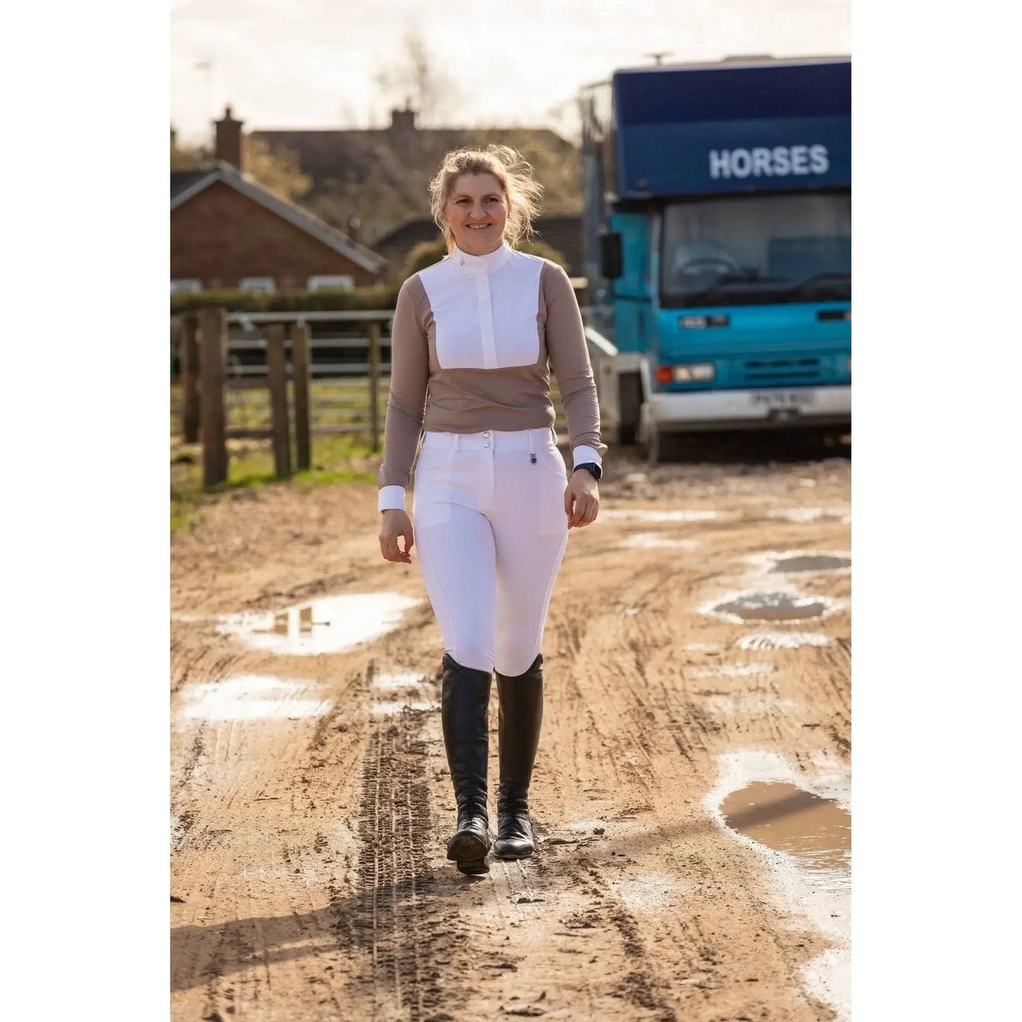 Horse Riding Competition Show Shirt - Halt Equestrian