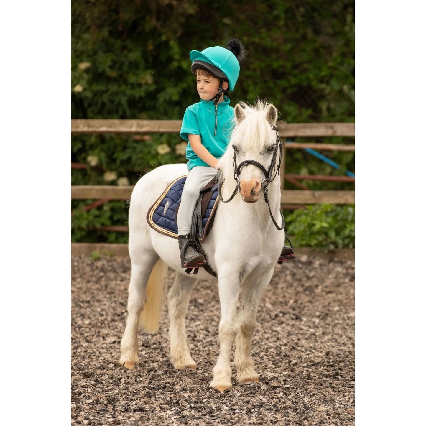 Kids Riding Leggings - droplet Grey - Halt Equestrian
