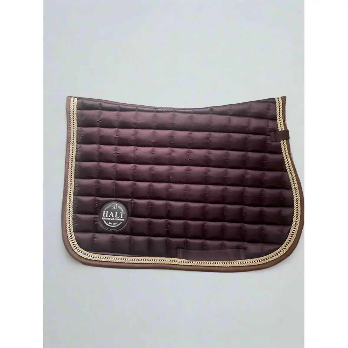 Limited Edition Chocolate saddle pad - Halt Equestrian