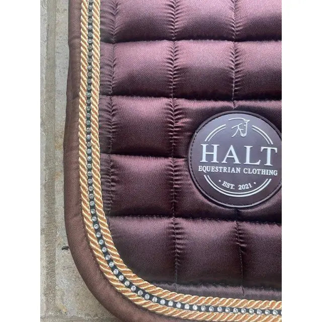 Limited Edition Chocolate saddle pad - Halt Equestrian