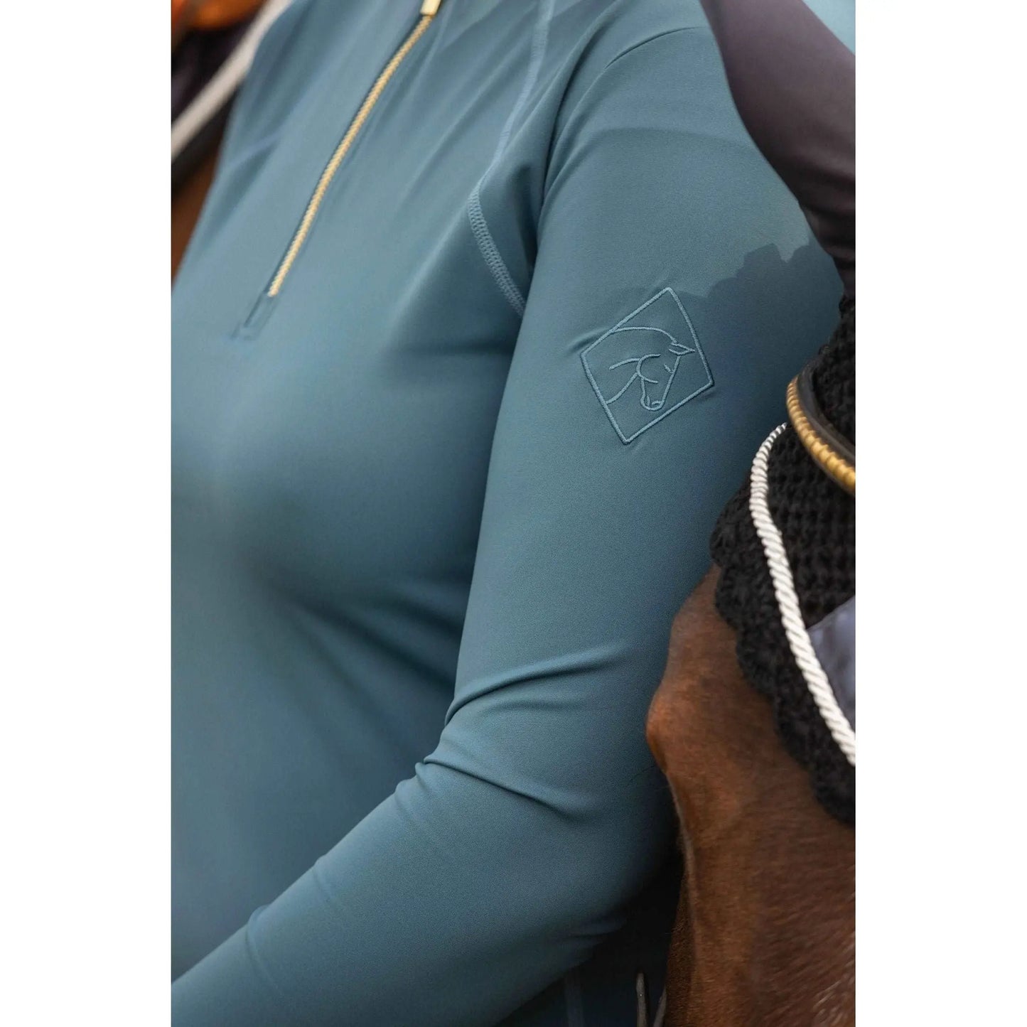 Ocean Blue Horse Riding Base Layer - Halt Equestrian