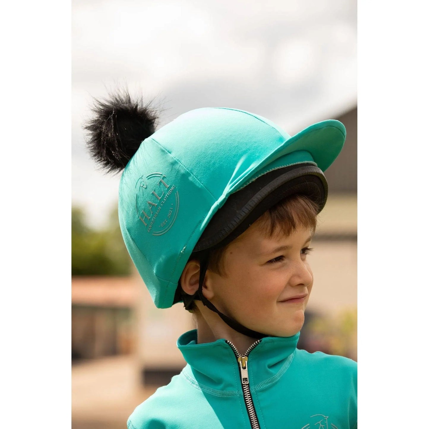 Turquoise Hat Silk - Halt Equestrian