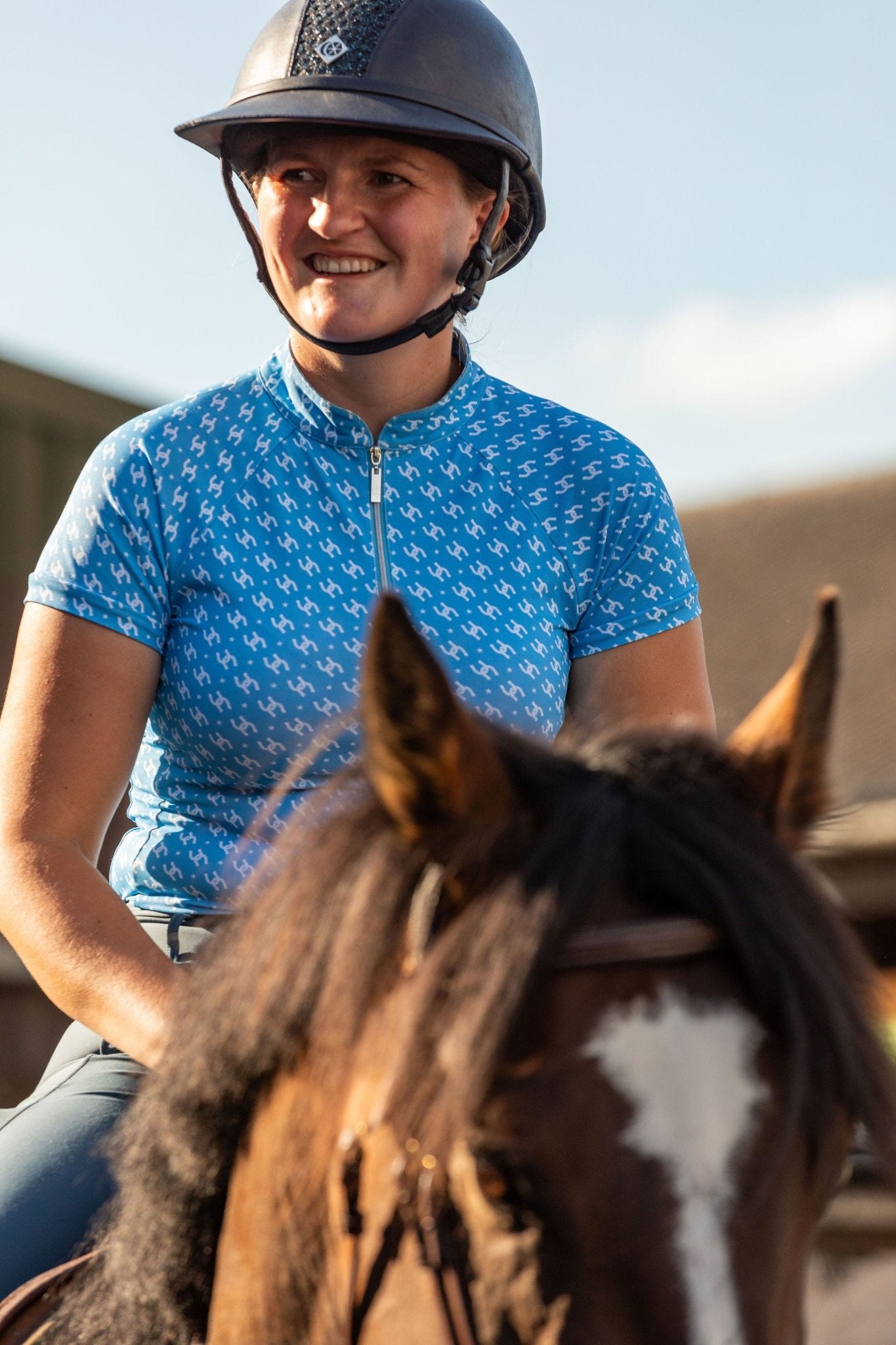Cowgirl technical horse riding t-shirt - Halt Equestrian