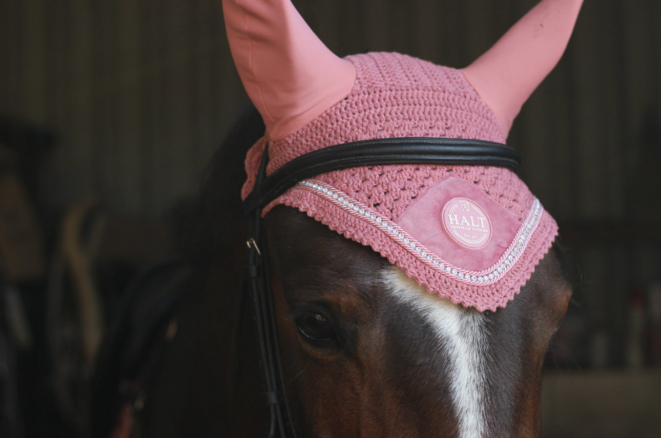 Pink Ear Bonnet