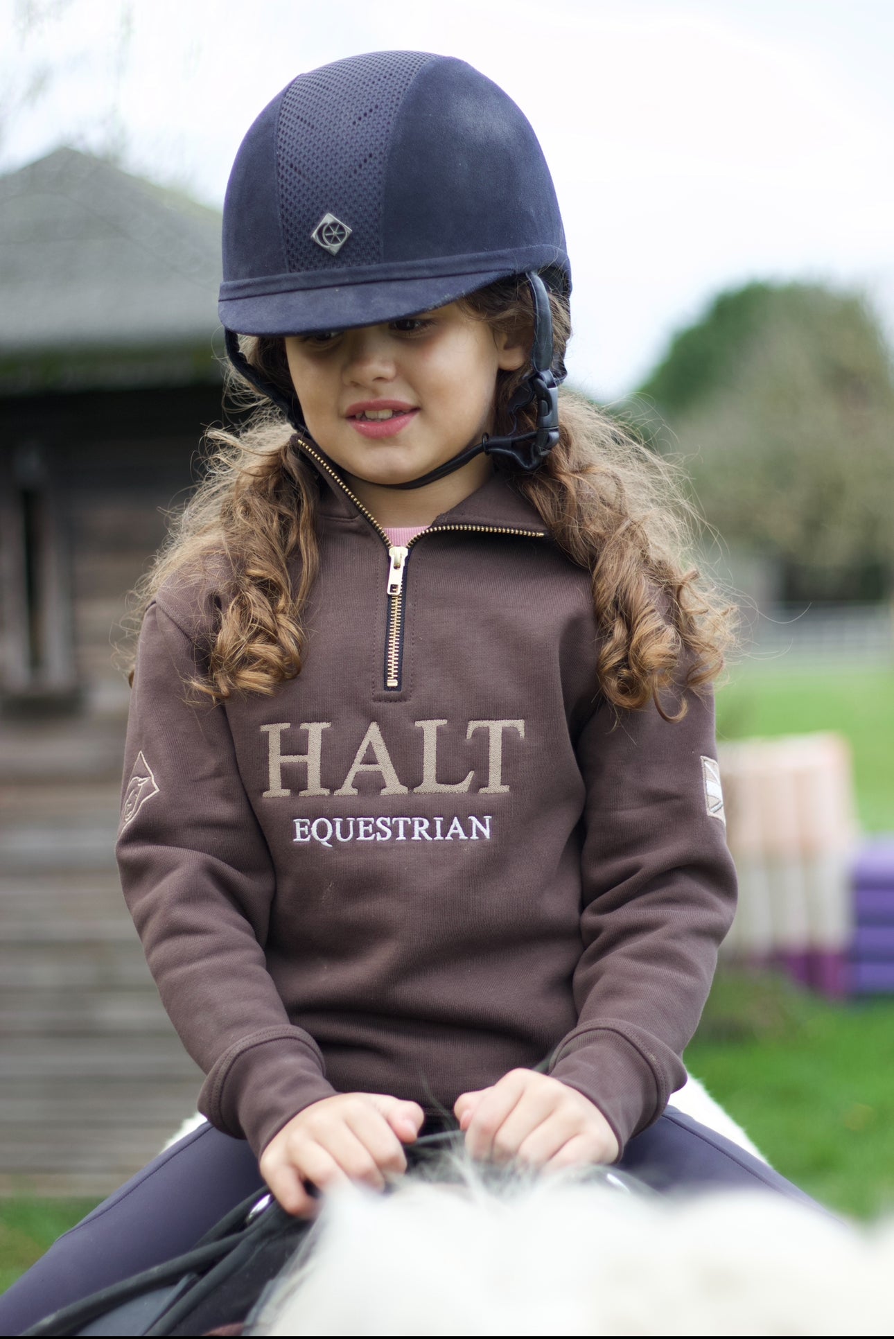 Children's Chocolate Deluxe Half Zip