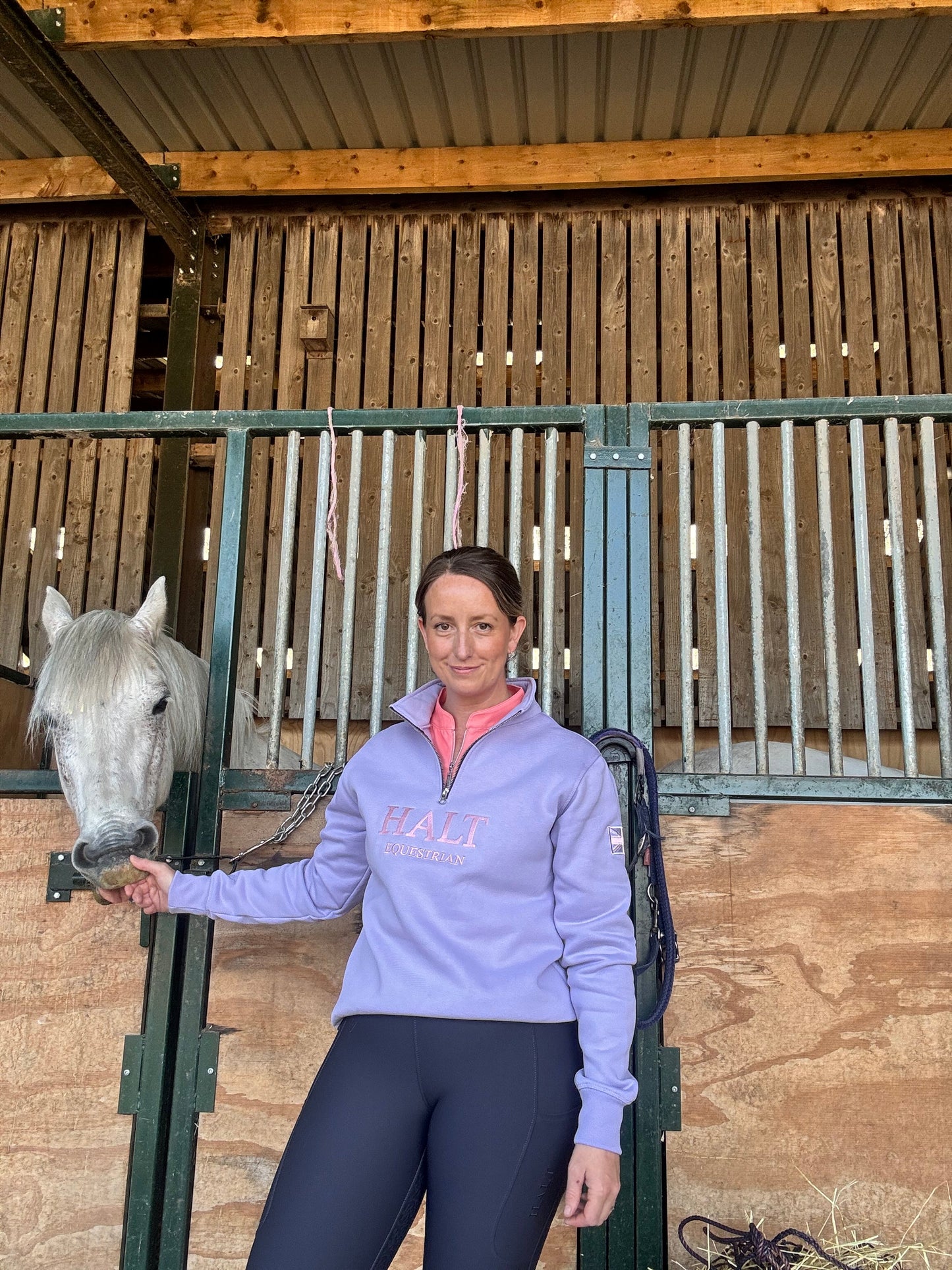 The Lilac Quarter Zip