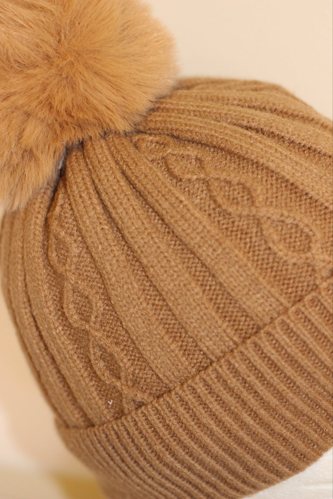 Caramel winter hat