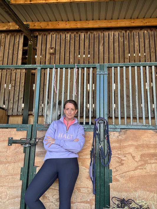 The Lilac Quarter Zip