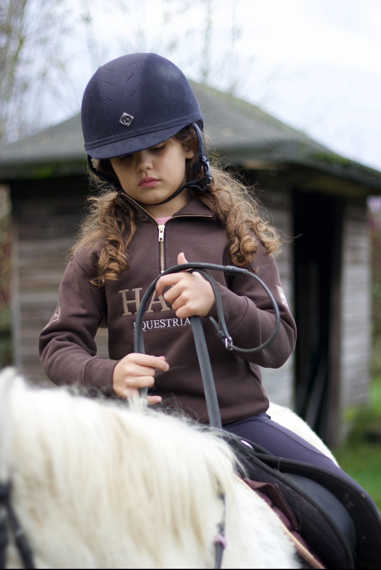 Children's Chocolate Deluxe Half Zip