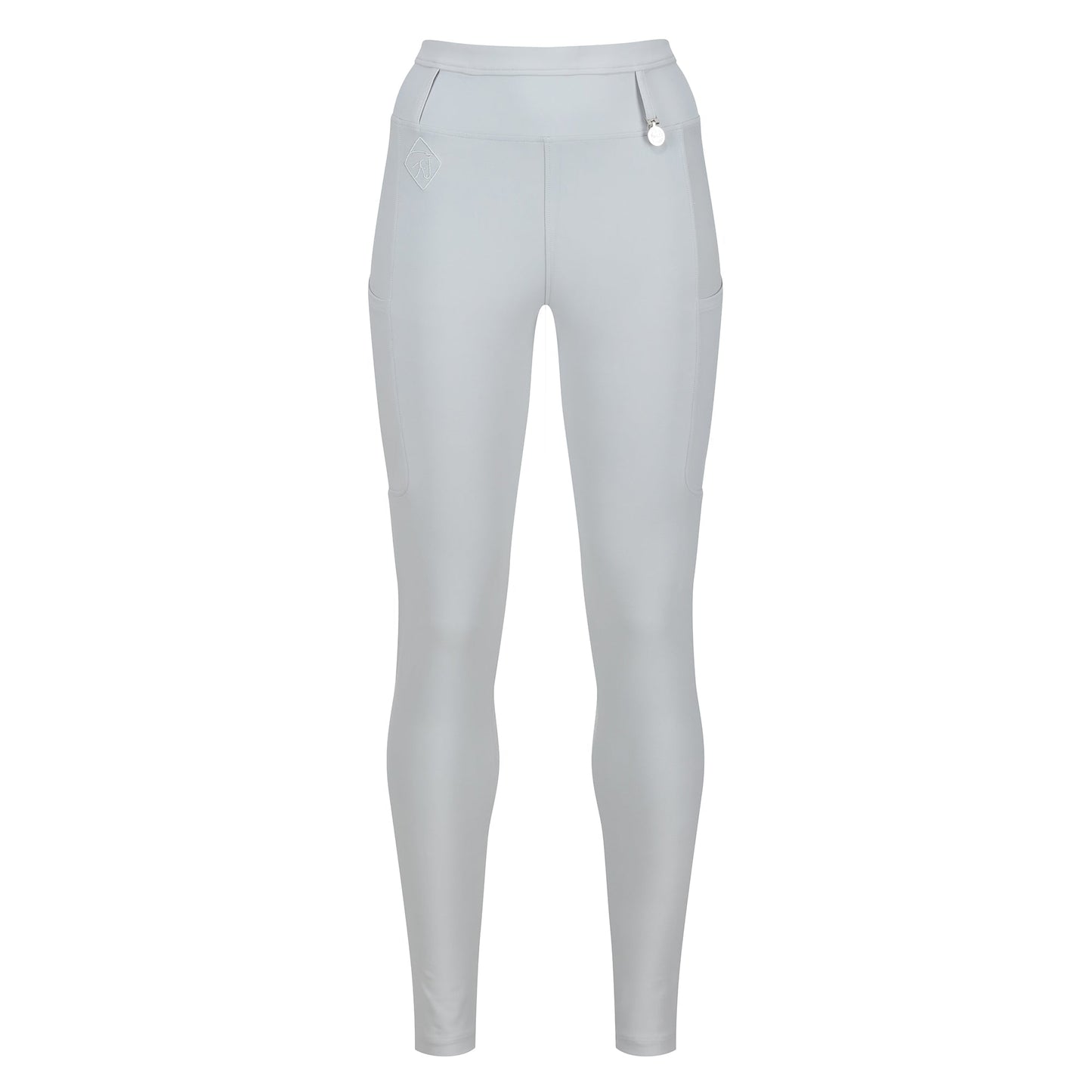 Adult Riding Leggings - Droplet Grey - Halt Equestrian