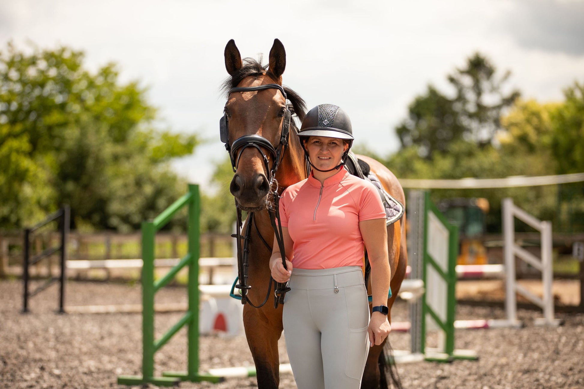 Adults Technical Base Layer - Coral - Halt Equestrian