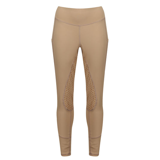 Beige Competition Riding Tights - Halt Equestrian