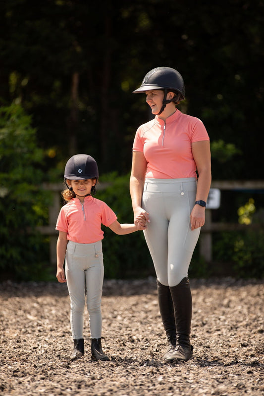 Kids Technical Base Layer Coral - Halt Equestrian