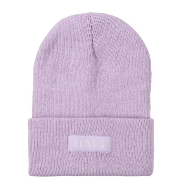 Lilac Beanie Hat - Halt Equestrian