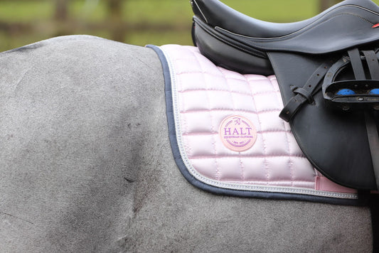 Limited Edition Pink Saddle pad - Halt Equestrian