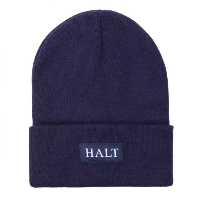 Navy Beanie Hat - Halt Equestrian