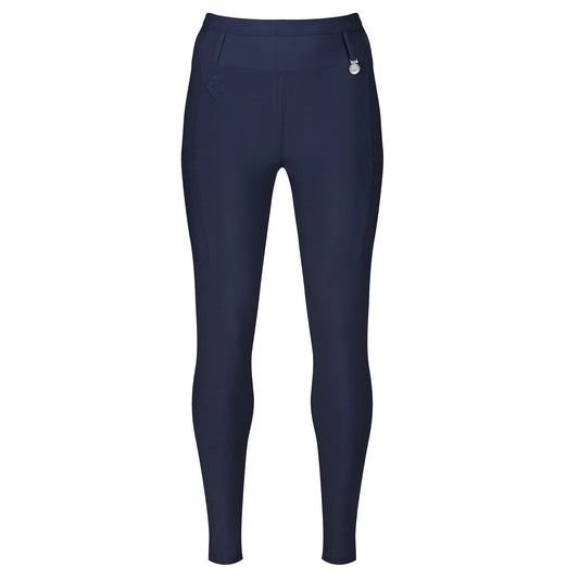 Premium Navy children’s Equestrian Riding Tights by Halt Equestrian - Superior Comfort and Style for Riders - Halt Equestrian