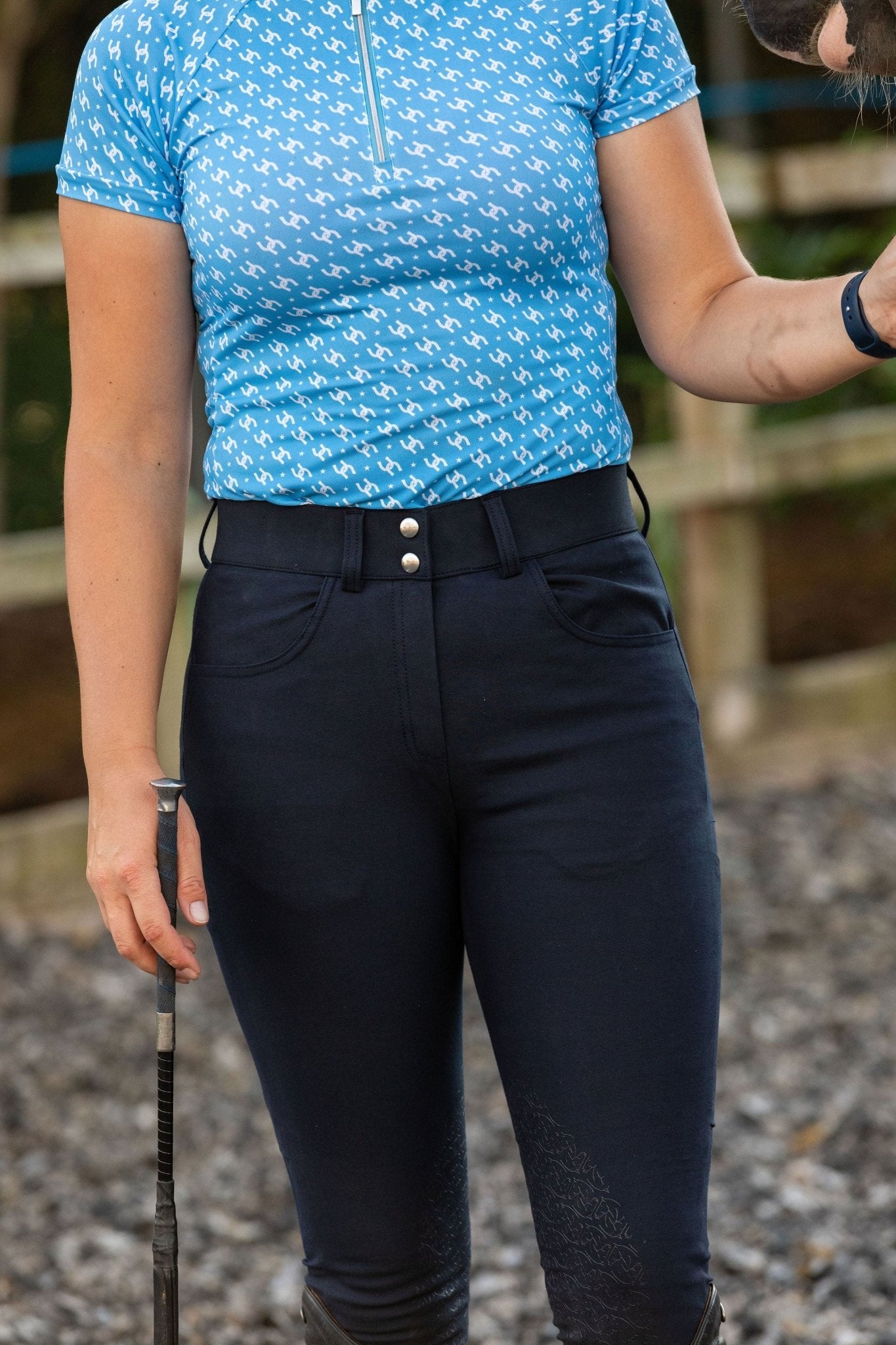 Riding Breeches with Phone Pocket - Halt Equestrian