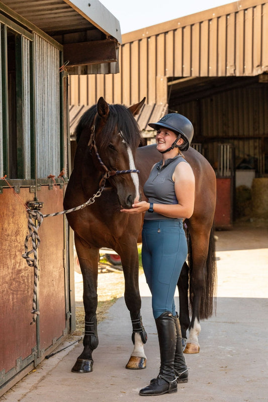 Riding tights Ocean Blue - Halt Equestrian