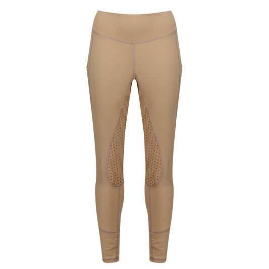 Beige competition riding tights - Halt Equestrian