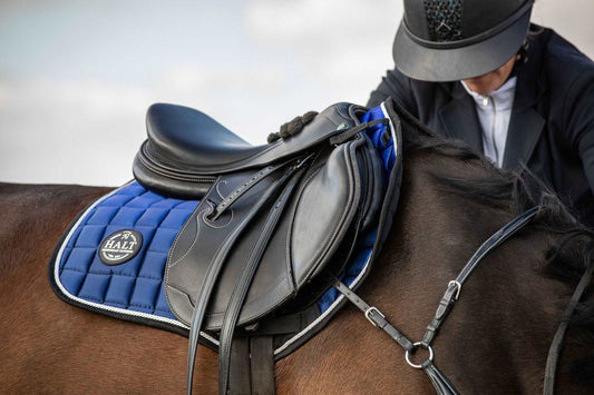 Sapphire Blue saddle pad - Halt Equestrian